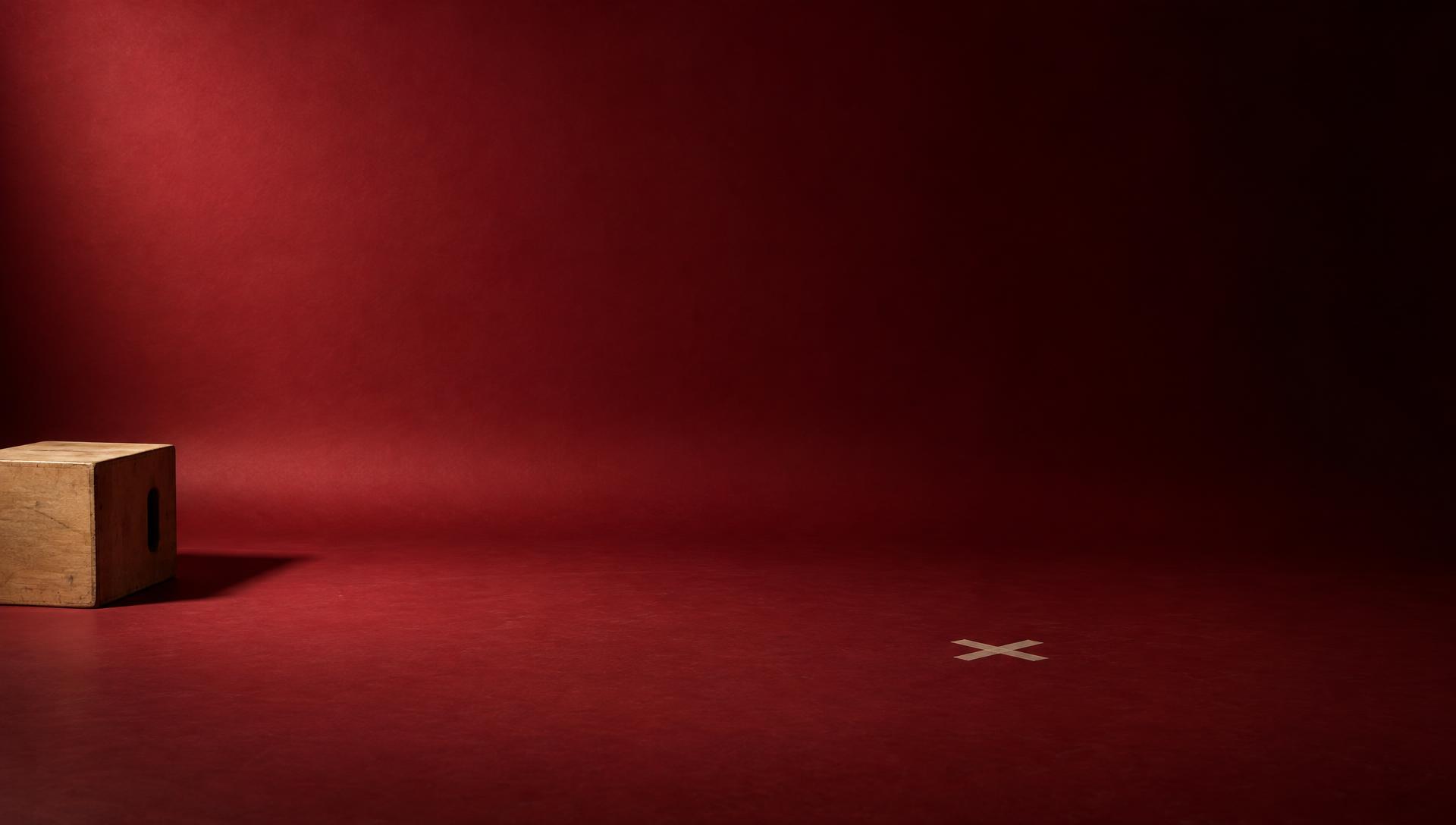 Oxblood seamless studio